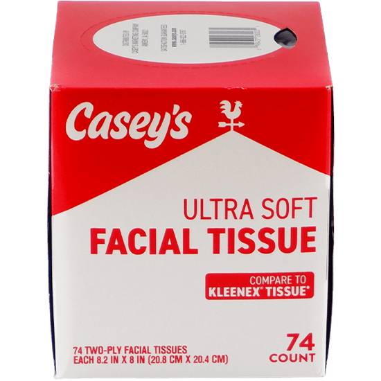 Order Casey's Ultra Soft Facial Tissue, 74ct food online from Casey's store, Lincoln on bringmethat.com
