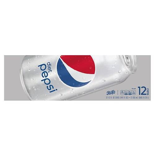 Order Pepsi Diet Cola - 12.0 oz x 12 pack food online from Walgreens store, MOOSUP on bringmethat.com