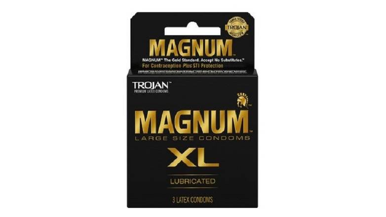 Order Trojan Magnum Xl Lubricated Condoms, 3 Count food online from Route 7 Food Mart store, Norwalk on bringmethat.com