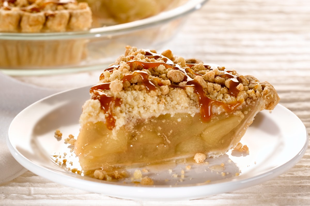 Order Caramel Apple Pie, slice food online from Bakery By Perkins store, Golden Valley on bringmethat.com