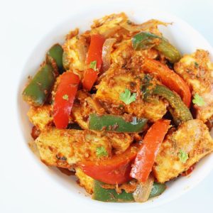 Order 27. Chicken Jalfrazie food online from Taj Restaurant store, Warren on bringmethat.com