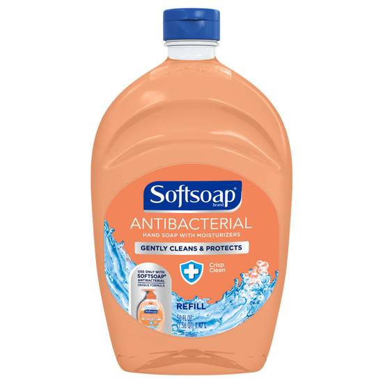 Order Softsoap Antibacterial Liquid Hand Soap Refill, Crisp Clean, 50 OZ food online from Cvs store, LANCASTER on bringmethat.com