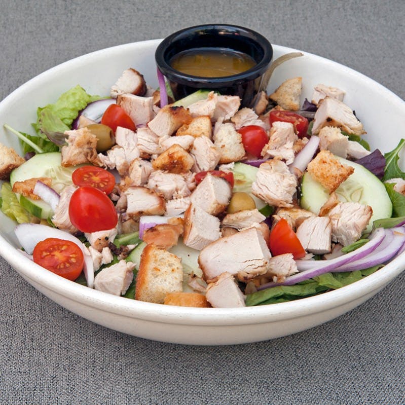 Order Grilled Chicken Salad - Small food online from Palermo Pizza Express store, Skippack on bringmethat.com