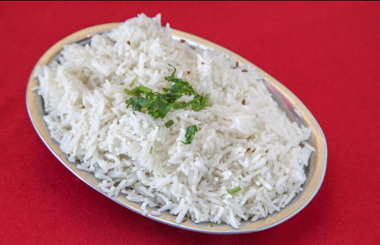 Order Jeera Rice (16 oz) food online from Great Indian Cuisine store, Santa Clara on bringmethat.com