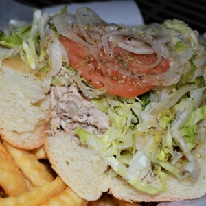 Order Tuna and Cheese Hoagie food online from Uncle Sams store, Peoria on bringmethat.com