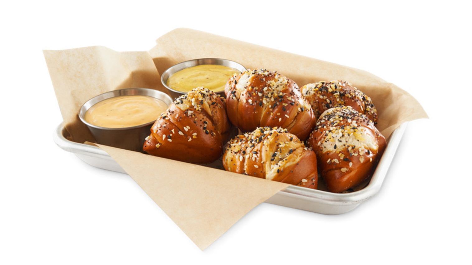 Order Everything Pretzel Knots food online from Buffalo Wild Wings Bar & Grill store, Hilliard on bringmethat.com