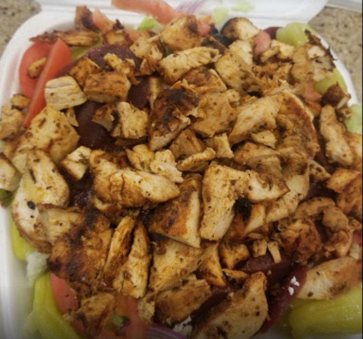 Order Greek Chicken Salad food online from Golden Chicken store, Troy on bringmethat.com