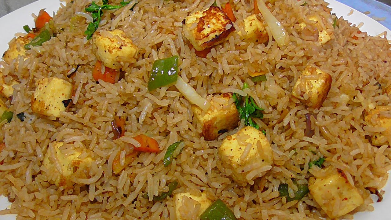Order Paneer Fried Rice food online from Ruchi Indian Restaurant store, Bellevue on bringmethat.com