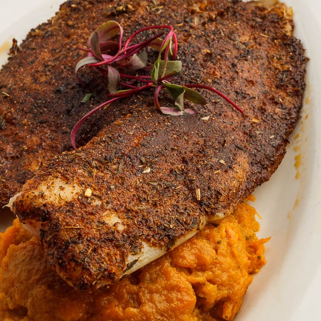 Order Blackened Flounder food online from Bon Temps Grill store, Lafayette on bringmethat.com