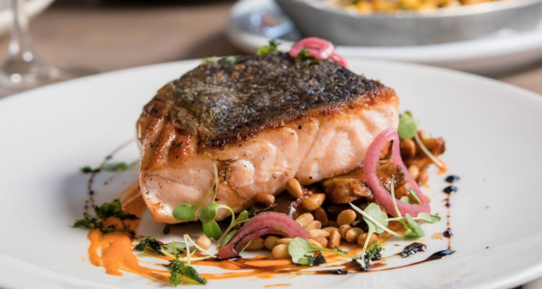 Order Nordic Blu Salmon food online from Five Crowns store, Corona Del Mar on bringmethat.com