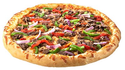 Order Philly Steak Supreme Pizza - Small 10'' food online from Cottage Inn Pizza store, Mt Pleasant on bringmethat.com