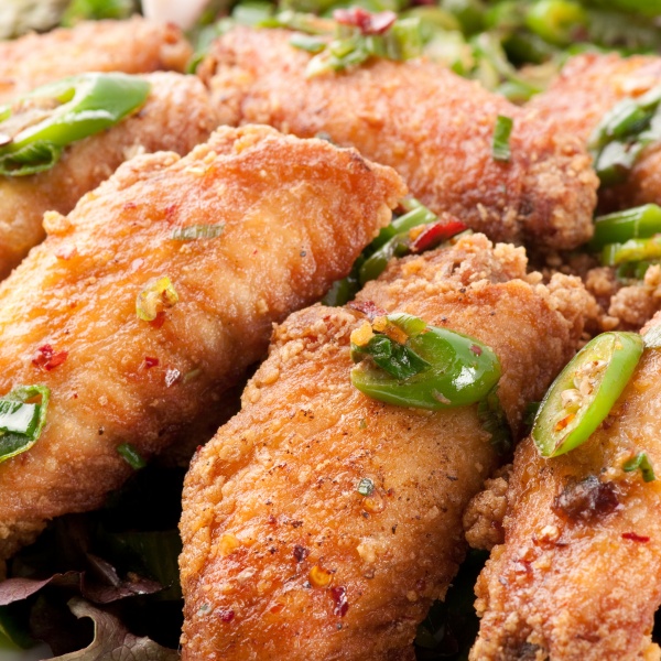 Order 8 Piece Salt and Pepper Chicken Wings food online from China A Go Go store, Las Vegas on bringmethat.com