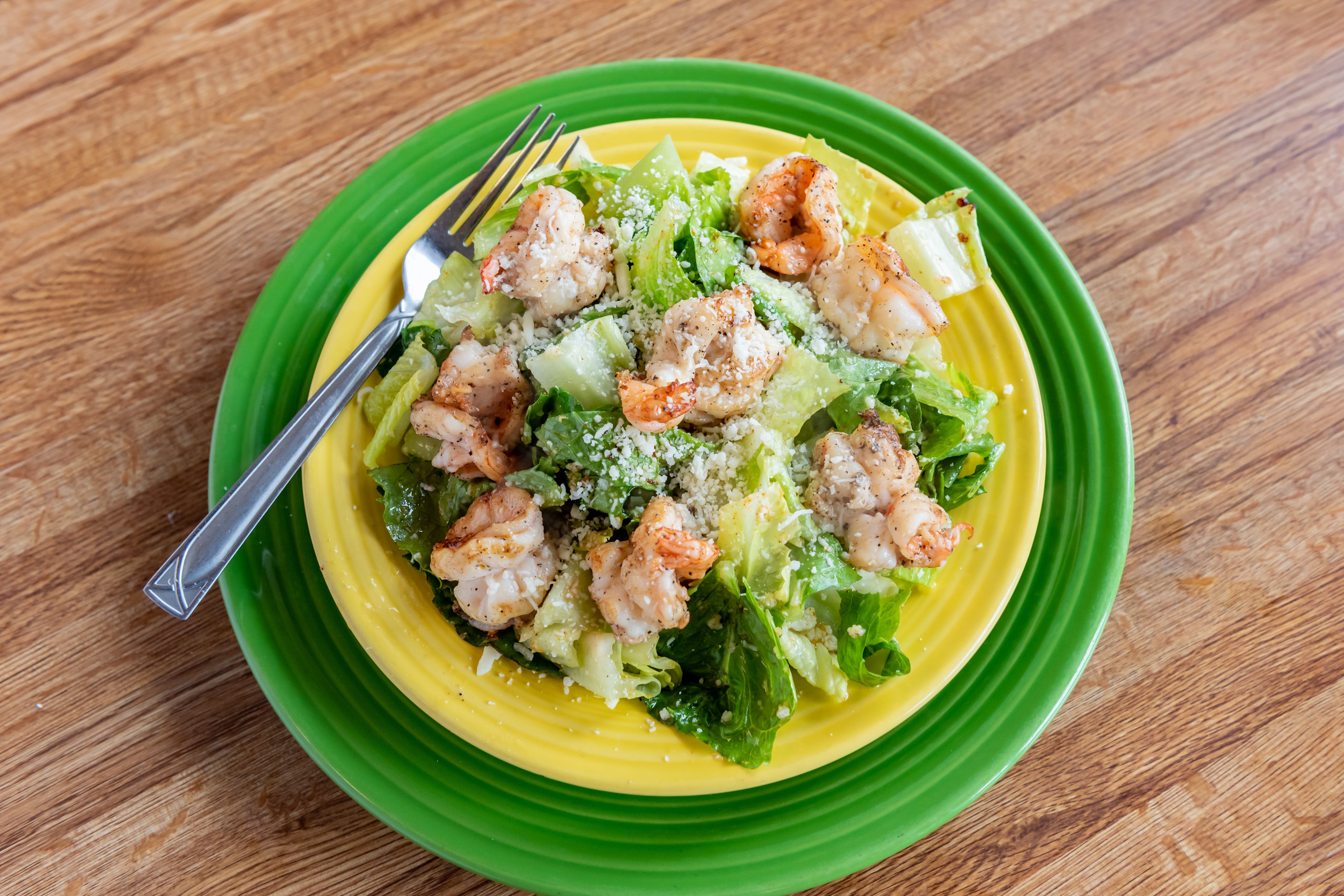 Order Caesar Salad with Shrimp - Salad food online from Villa Rosa store, Schnecksville on bringmethat.com