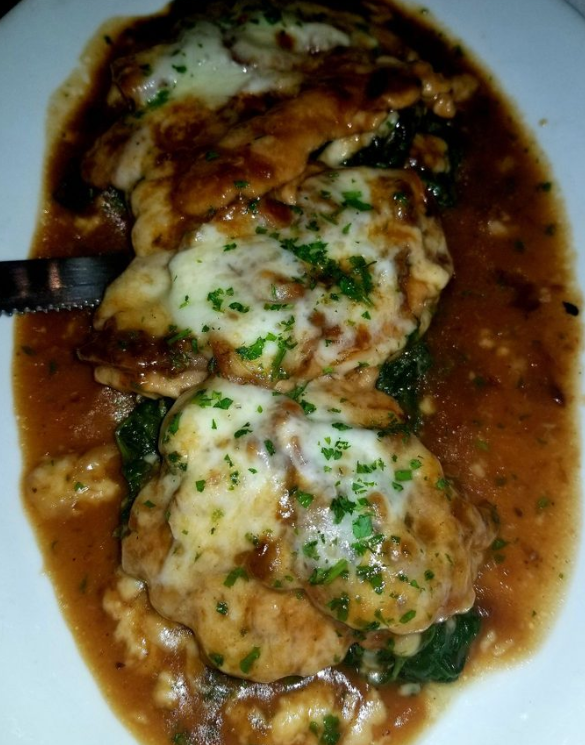 Order Chicken Parmigiana food online from Gusto Divino Trattoria fka Mulberry Street of Seaford Restaurant & Bar store, Seaford on bringmethat.com
