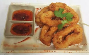 Order Fried Calamari food online from Mochi Sushi store, Sugar Land on bringmethat.com
