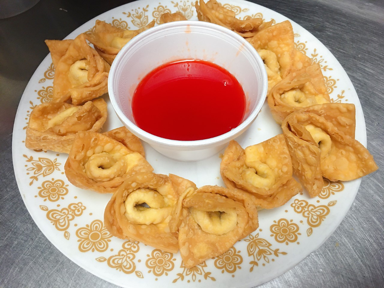 Order 5. Twelve Pieces Fried Meat Wonton food online from Beijing Cafe store, Miami Beach on bringmethat.com