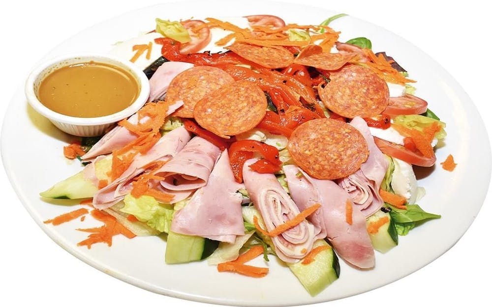 Order Antipasto Di Casa Salad - Small food online from Panatieri's Pizza & Pasta store, Warren on bringmethat.com