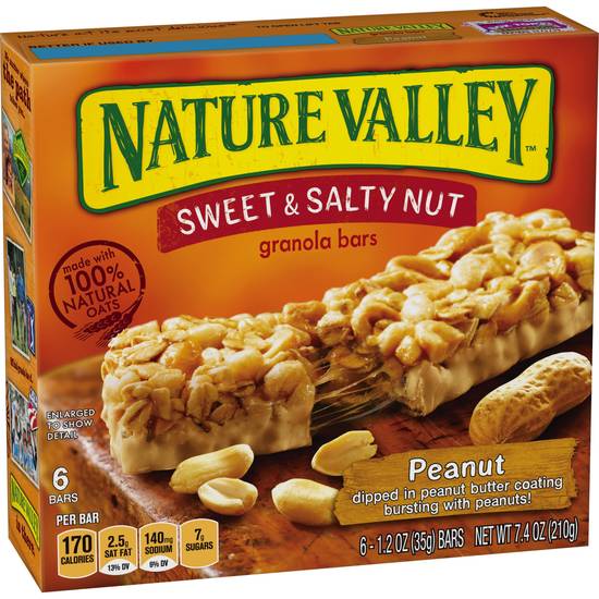 Order Nature Valley Sweet & Salty Peanut Granola Bars, 7.4 OZ food online from CVS store, ROCKFORD on bringmethat.com