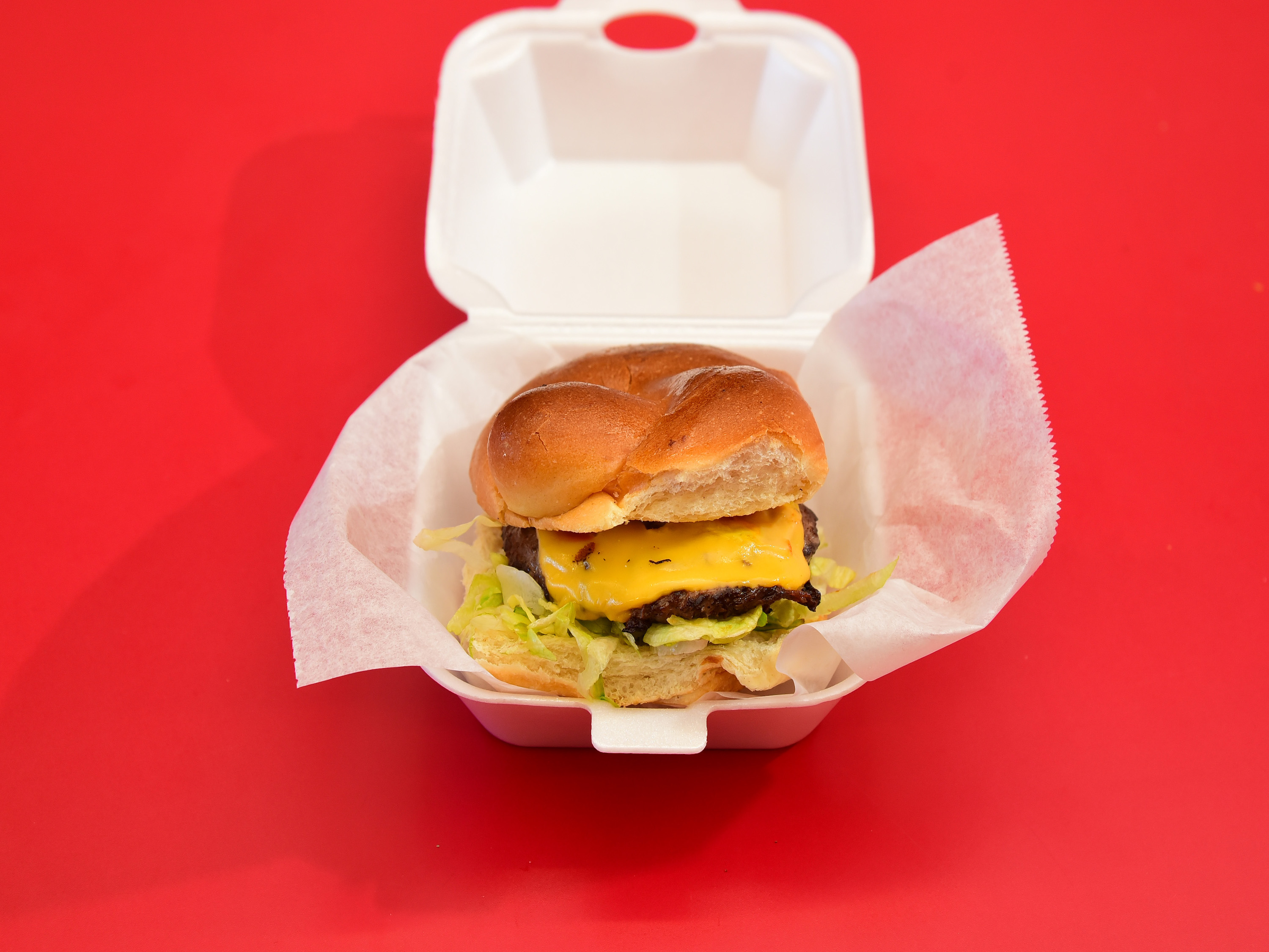 Order Cheeseburger food online from Plates On Ridge store, Irondequoit on bringmethat.com