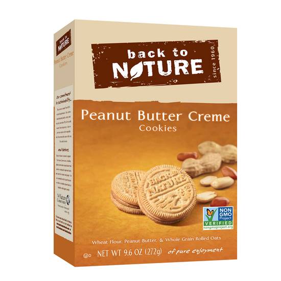 Order Back to Nature Peanut Butter Cookie Sandwiches (9.6 oz) food online from Rite Aid store, Eugene on bringmethat.com