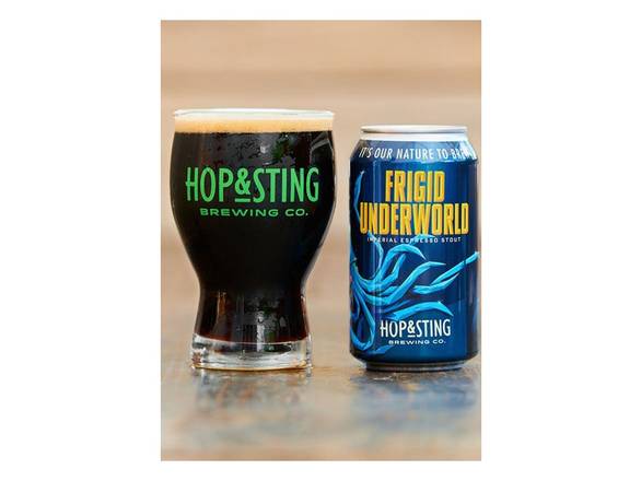 Order Frigid Underworld Imperial Espresso Stout - 6x 12oz Cans food online from Bear Creek Spirits & Wine store, Colleyville on bringmethat.com