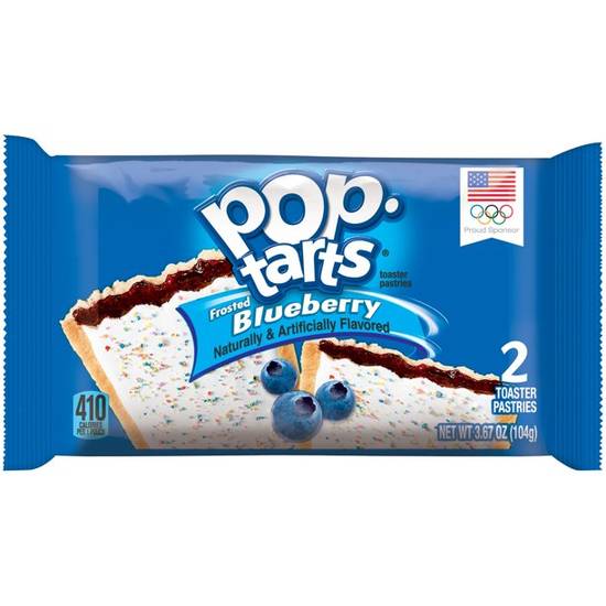 Order Kelloggs Pop Tarts Frosted Blueberry Toaster Pastries 2 Count food online from Exxon Food Mart store, Port Huron on bringmethat.com