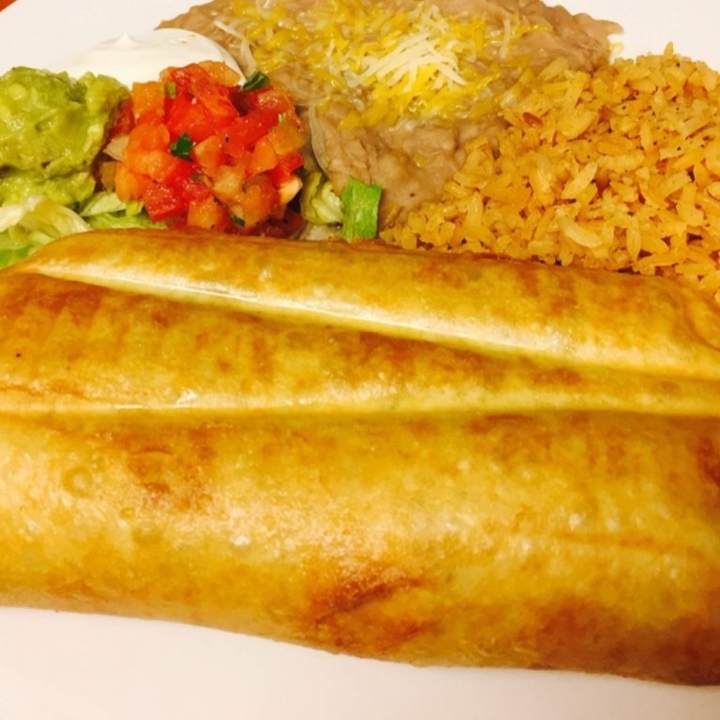 Order #10 - Chimichanga food online from Cancun Fiesta Fresh store, Kansas City on bringmethat.com