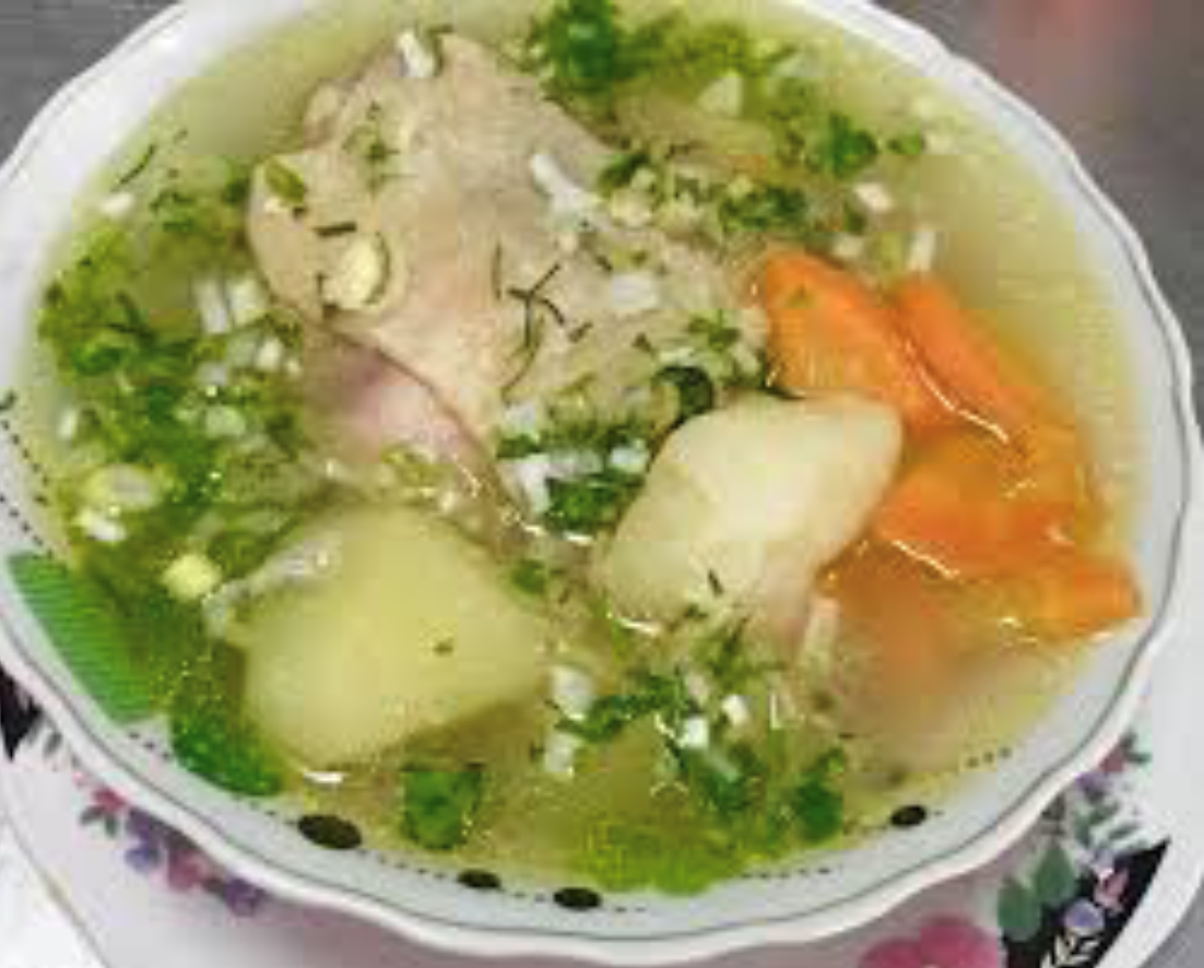 Order Sopa de Pollo/Chicken Soup food online from El Cerrito Del Carmen Restaurant store, Brooklyn on bringmethat.com