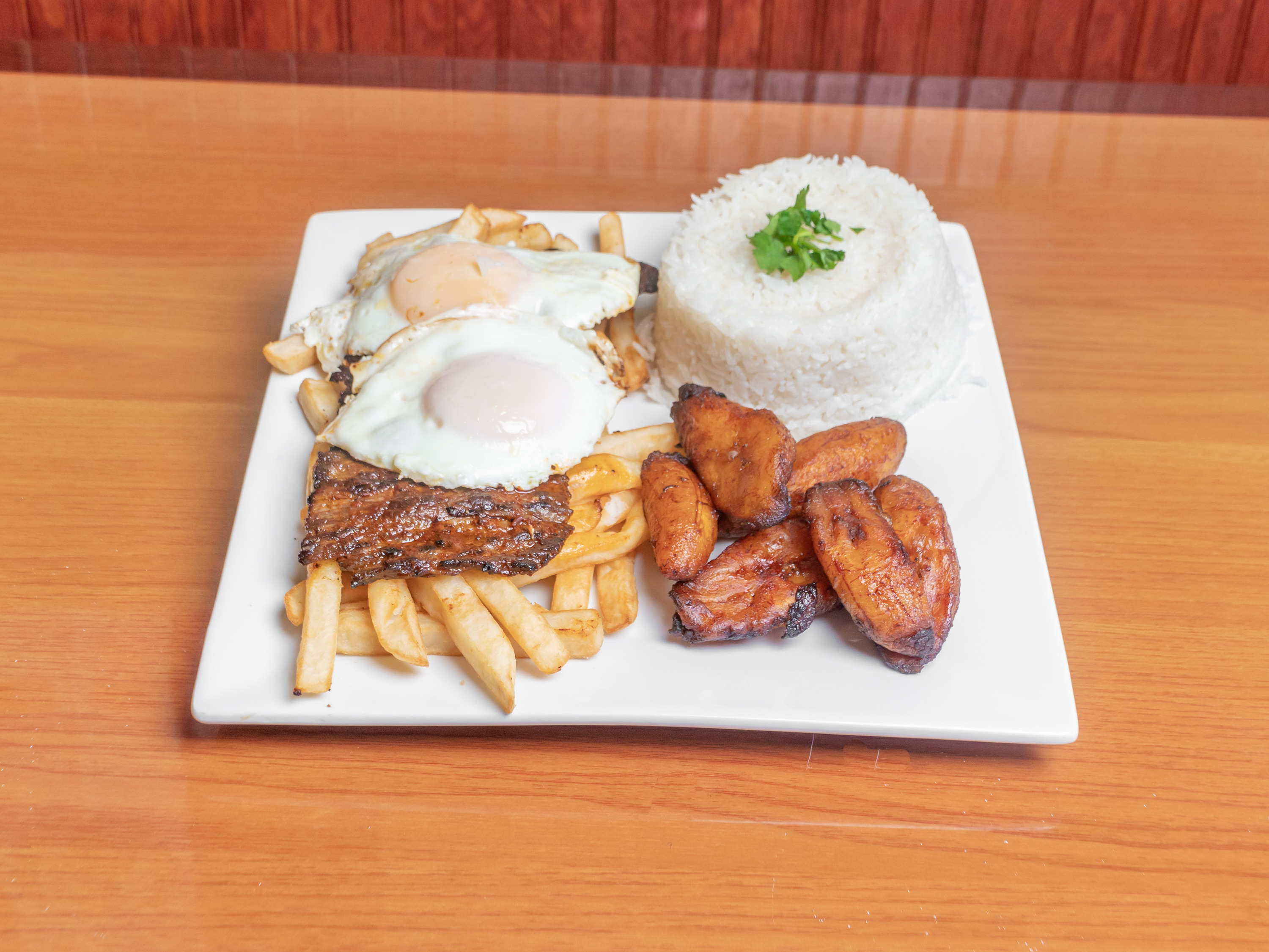 Order Bistec a lo Pobre food online from Super Chicken Rico store, Aberdeen on bringmethat.com