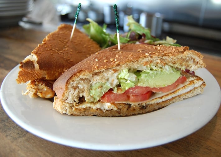 Order Turkey & Avocado Sandwich food online from Rosti Tuscan Kitchen store, Santa Monica on bringmethat.com