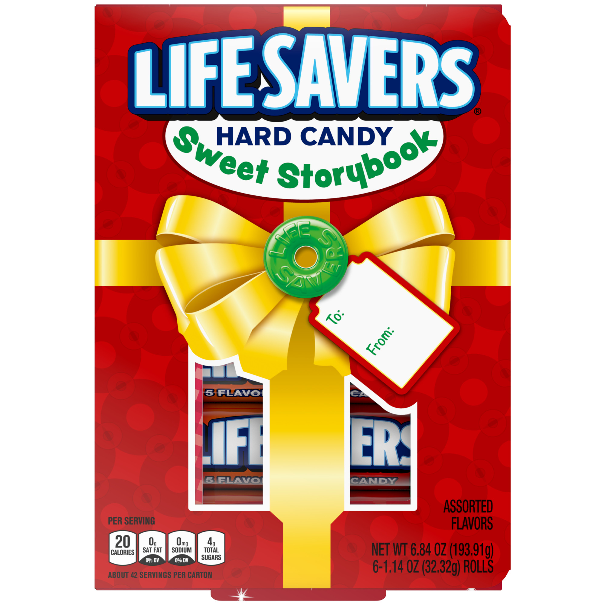 Order Life Savers Rolls Sweet Storybook Gift Box, Assorted Flavors - 6 pk food online from Bartell store, Edmonds on bringmethat.com