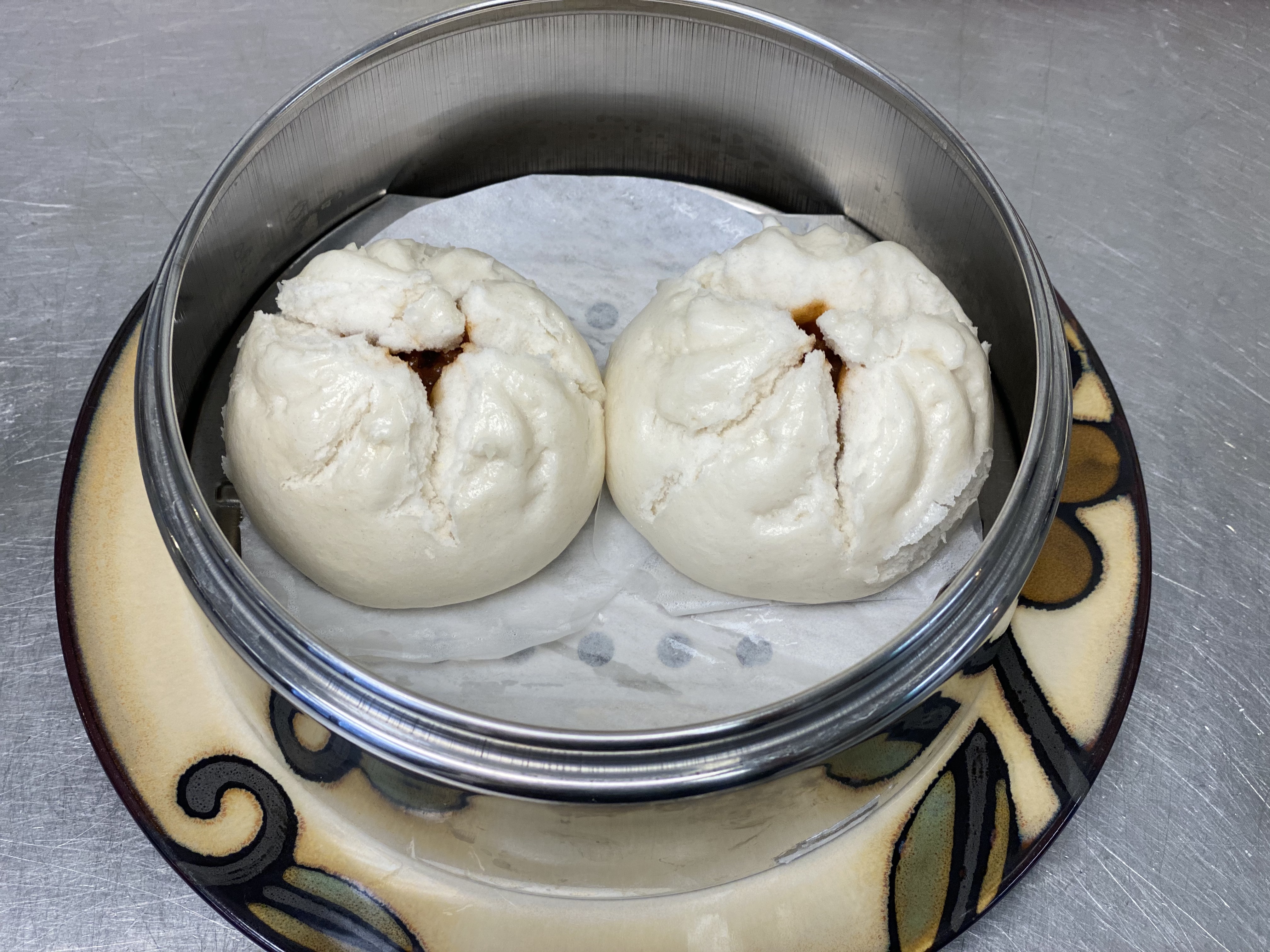 Order DS07. HK Style Pork Bun 叉燒包 (2) food online from Uncle Chen Primetime store, State College on bringmethat.com