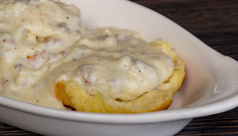 Order Biscuits & Sausage Gravy food online from Metro Diner store, Dothan on bringmethat.com