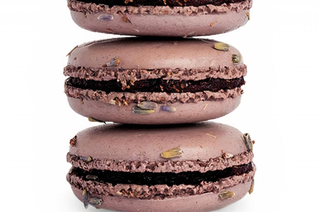 Order Blueberry Lavender Macaron food online from Pengo Drink Station store, Lake Forest on bringmethat.com