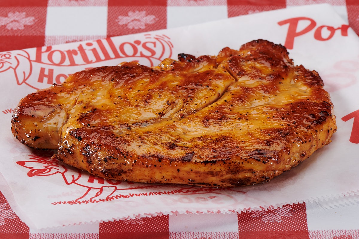 Order Side of Grilled Chicken food online from Portillo's Hot Dogs store, Glendale Heights on bringmethat.com