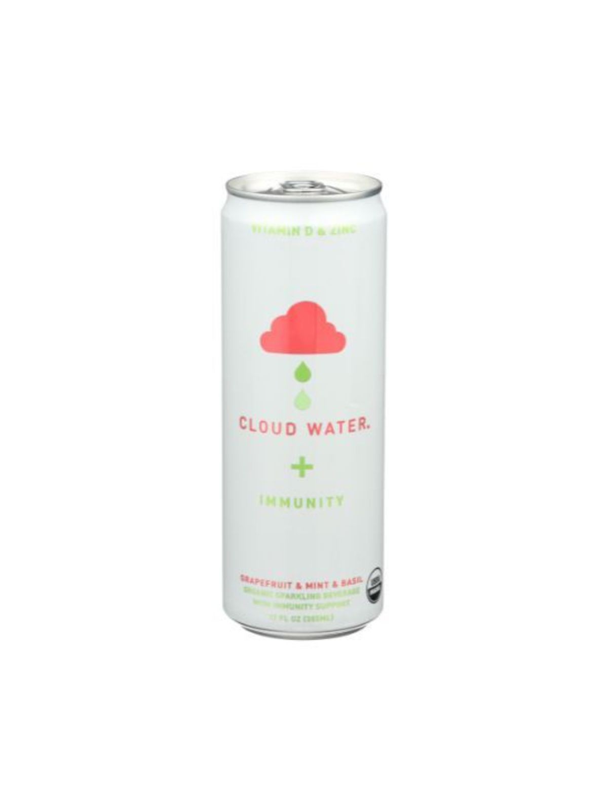 Order Cloud Water + Immunity Grapefruit Mint & Basil Sparkling Water (12 oz) food online from Stock-Up Mart store, Los Angeles on bringmethat.com