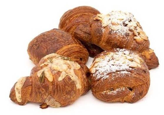 Order Croissants food online from Layer Cake Bakery Cafe store, Irvine on bringmethat.com