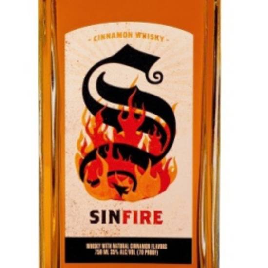 Order SinFire Cinnamon Whiskey 750ML food online from Hammer Liquor store, Stockton on bringmethat.com