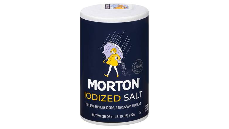 Order Morton Salt, Iodized, food online from Route 7 Food Mart store, Norwalk on bringmethat.com