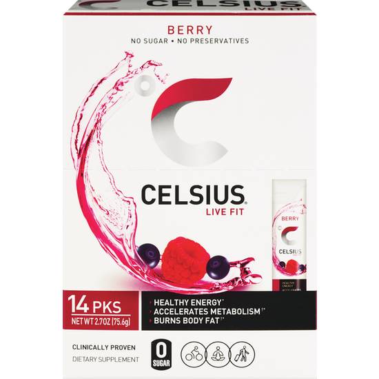 Order CELSIUS STICK PACK BERRY food online from CVS store, DUBLIN on bringmethat.com