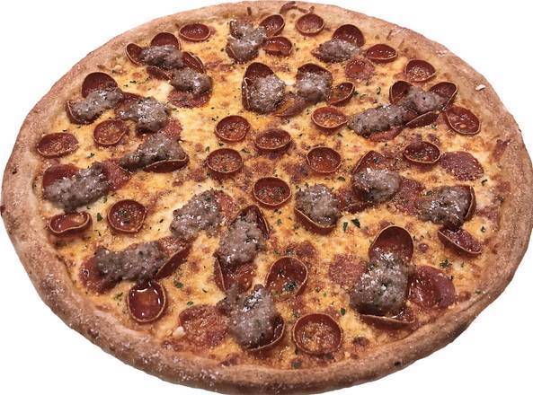 Order Old World Pepperoni & Sausage Pizza food online from Master Pizza store, Chagrin Falls on bringmethat.com