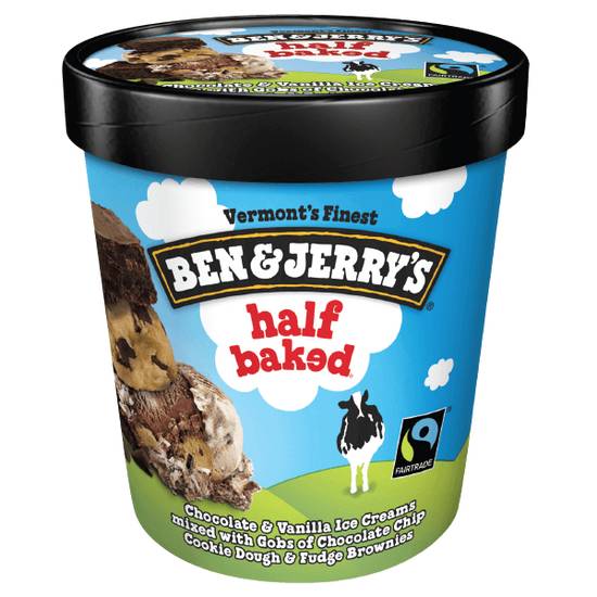 Order Ben & Jerry's Half Baked 16oz food online from Caseys Carry Out Pizza store, Council Bluffs on bringmethat.com