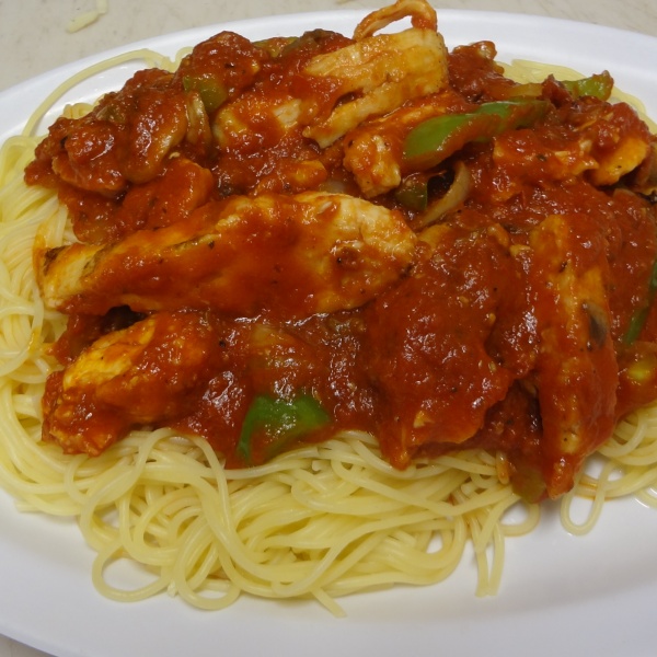 Order Chicken Cacciatore food online from Guido's Pizza and Pasta store, Northridge on bringmethat.com