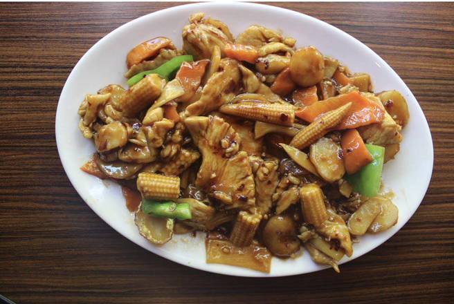 Order Szechuan Chicken (Spicy) food online from House of Lu II store, Marietta on bringmethat.com