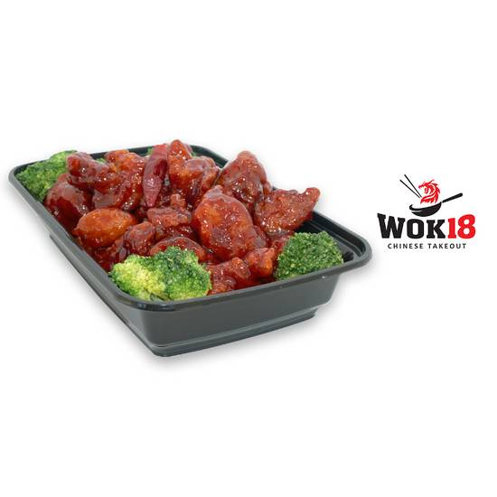 Order General Tso’s Chicken  food online from Wok 18 store, Teaneck on bringmethat.com