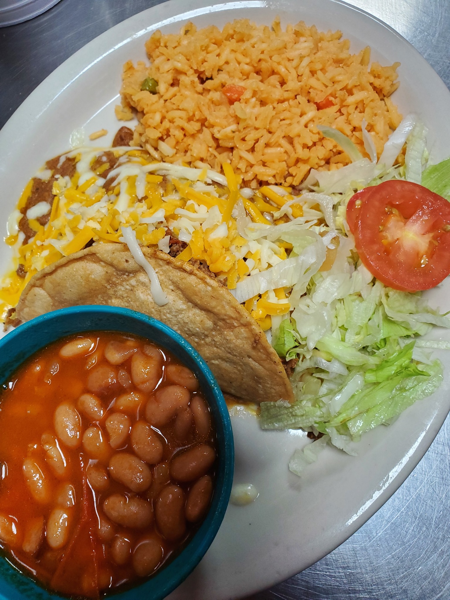 Order Crispy Taco Plate food online from Mariachis De Jalisco store, Georgetown on bringmethat.com