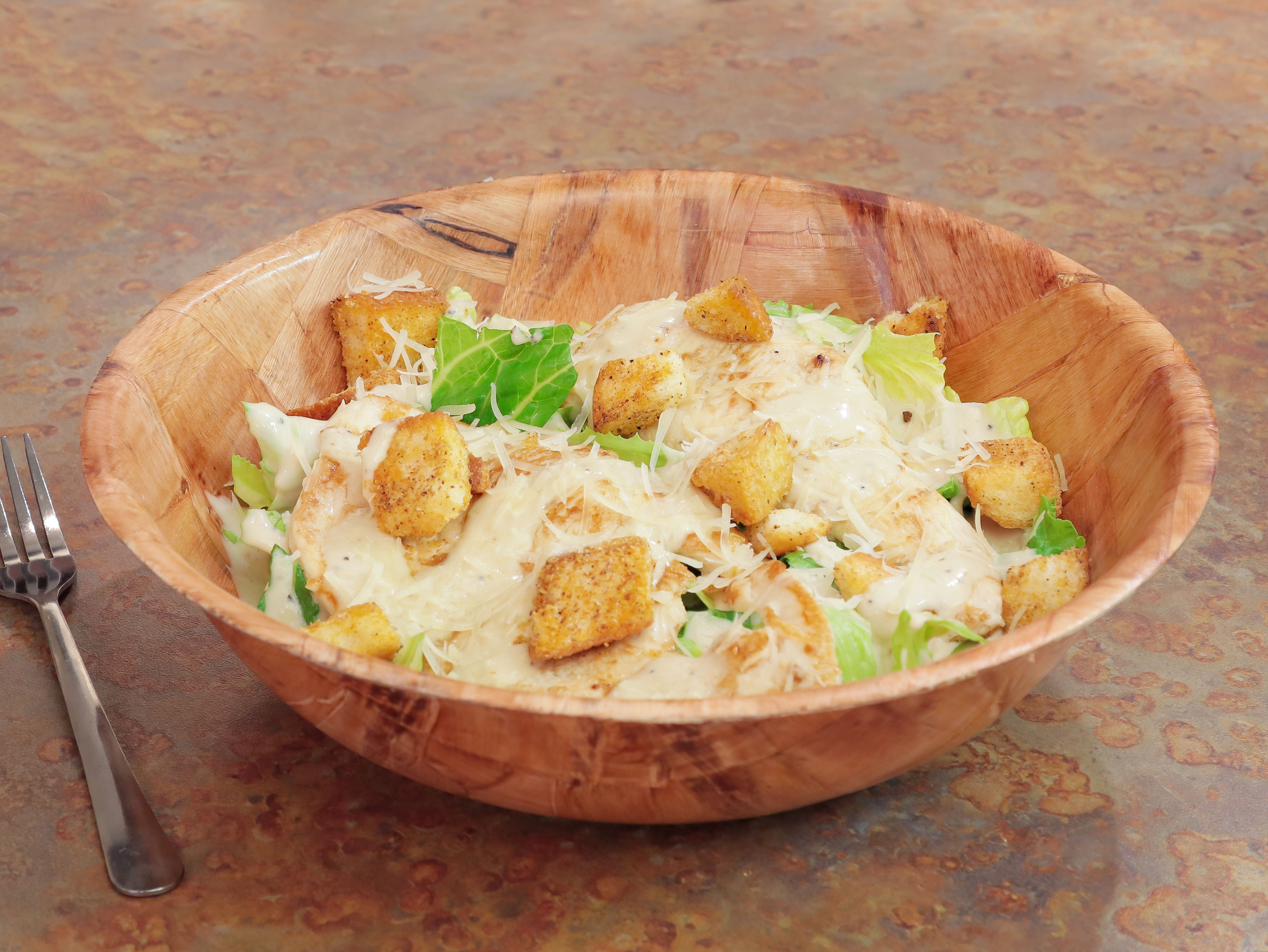 Order Caesar Salad with Chicken food online from Marlo Pizza store, Bethlehem on bringmethat.com