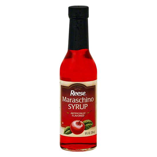 Order Reese Maraschino Cherry Syrup 8oz food online from Everyday Needs by Gopuff store, San Luis Obispo on bringmethat.com