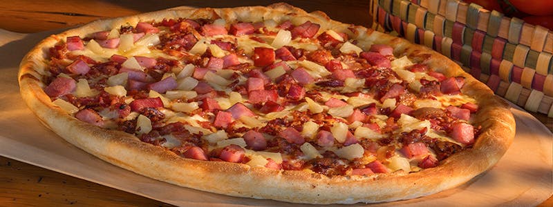 Order Hawaiian Pizza - Medium 14" food online from Antonio Pizza store, Peekskill on bringmethat.com