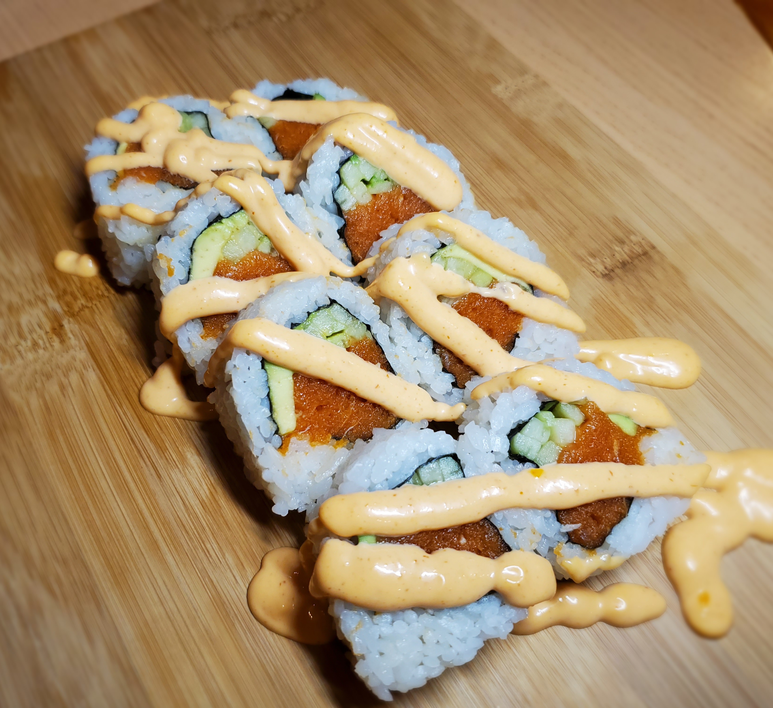 Order Spicy Tuna Roll food online from Yummykoreangrill.com store, Las Vegas on bringmethat.com